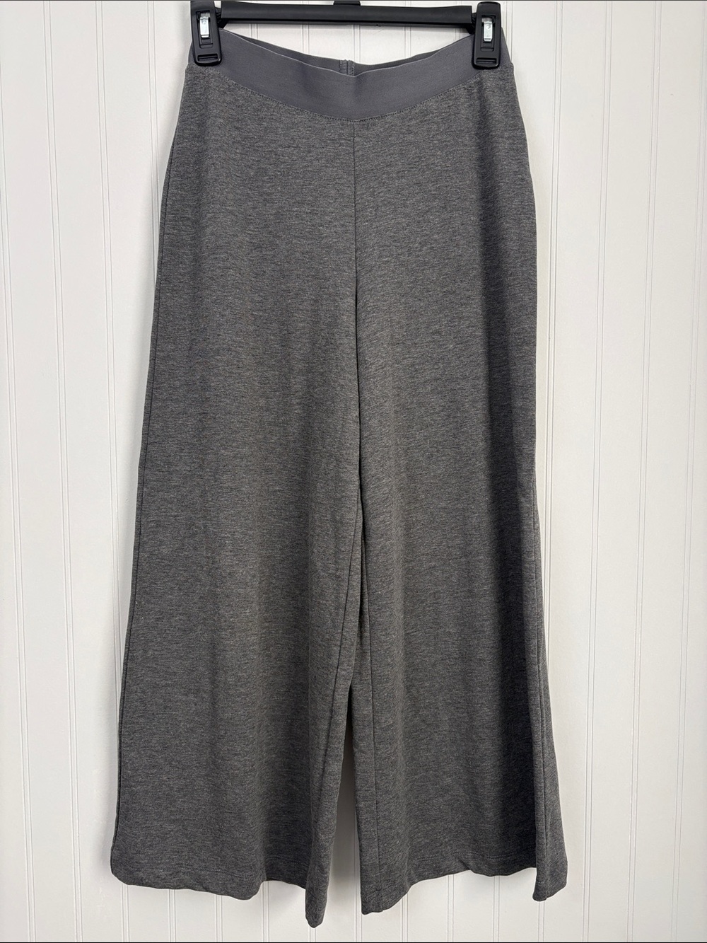 Gudrun Sjoden Stretch Pull On Cropped Capri Pants Women Size XS Grey
